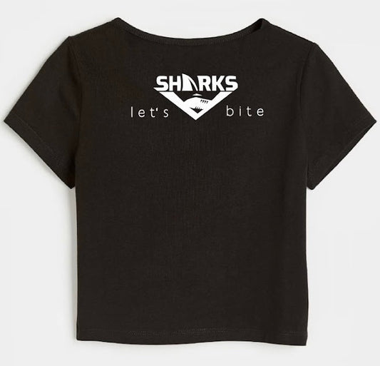 Ruby Sharks Shirt – Let’s Bite CHEER addicted!