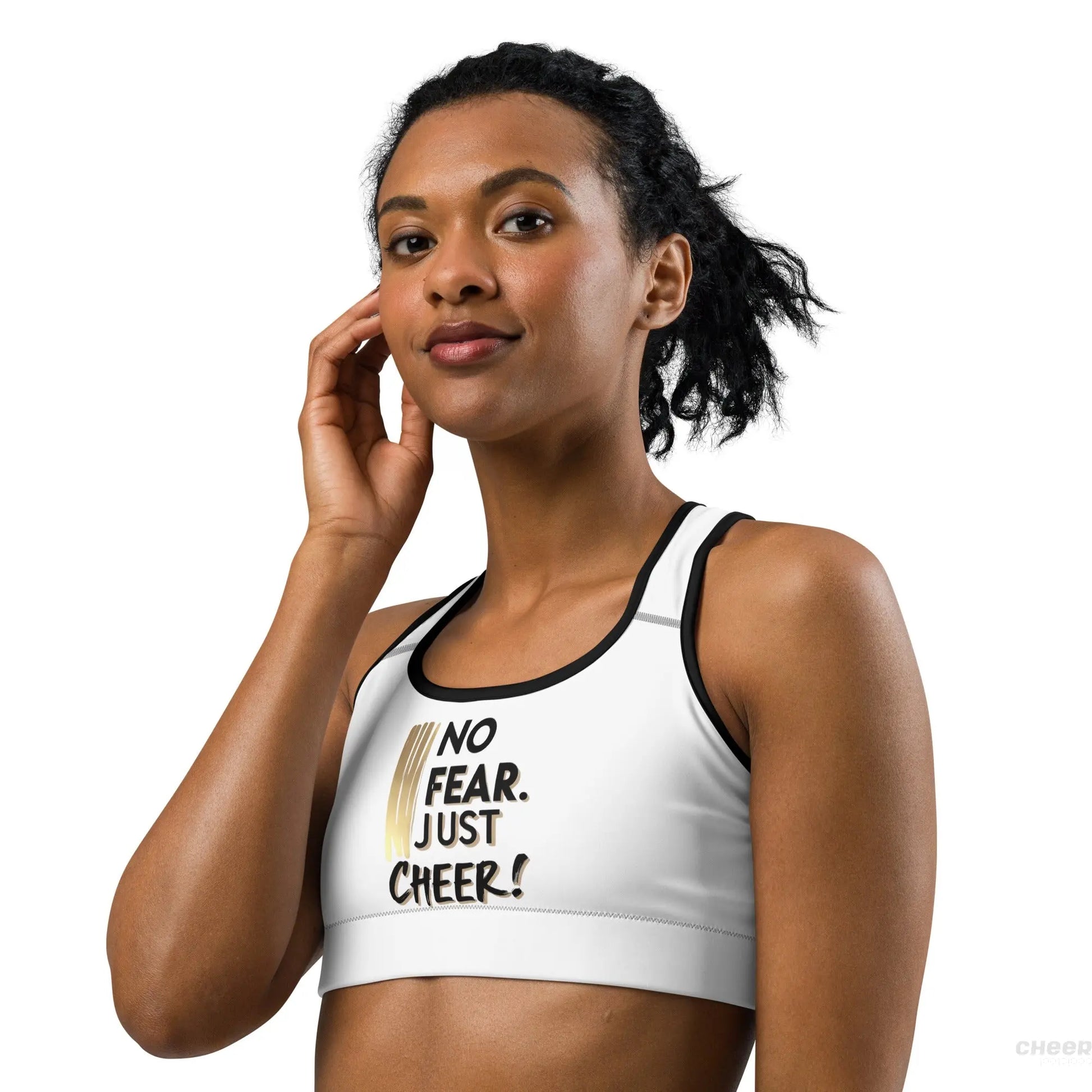 No Fear. Just Cheer! – Sport-Bra für Cheerleader - CHEER addicted!