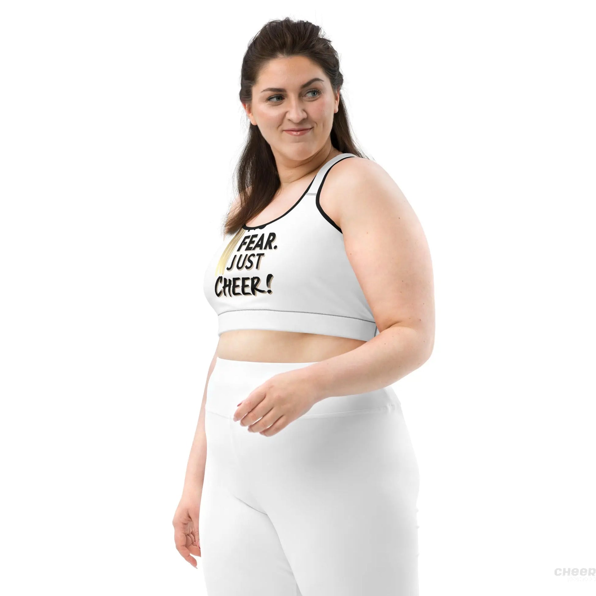 No Fear. Just Cheer! – Sport-Bra für Cheerleader - CHEER addicted!