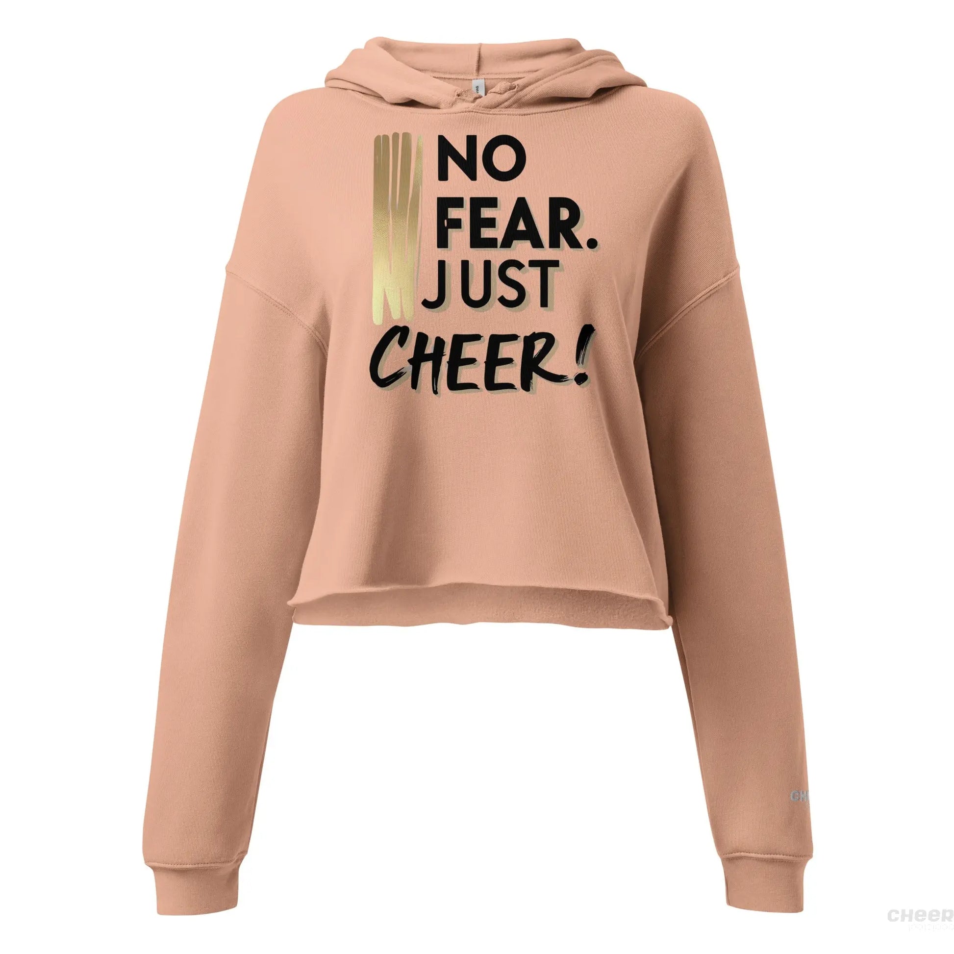 No Fear. Just Cheer! – Cropped Hoodie für Cheerleader - CHEER addicted!
