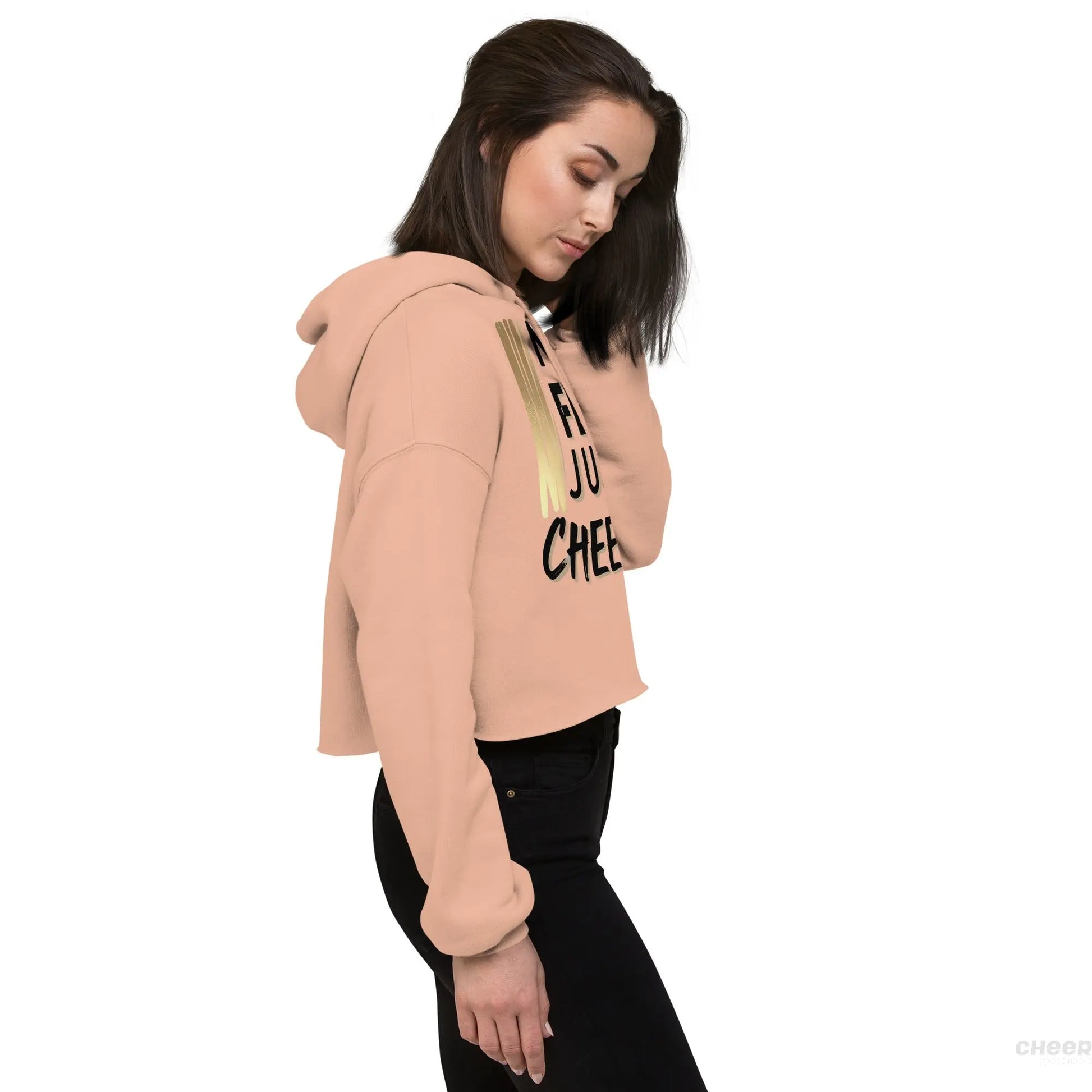 No Fear. Just Cheer! – Cropped Hoodie für Cheerleader - CHEER addicted!